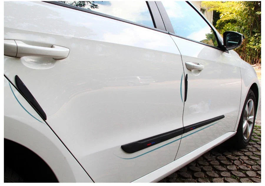 4 Pcs PVC Soft Rubber Door Sill Garnish Trim Cover for Car (Various Years)