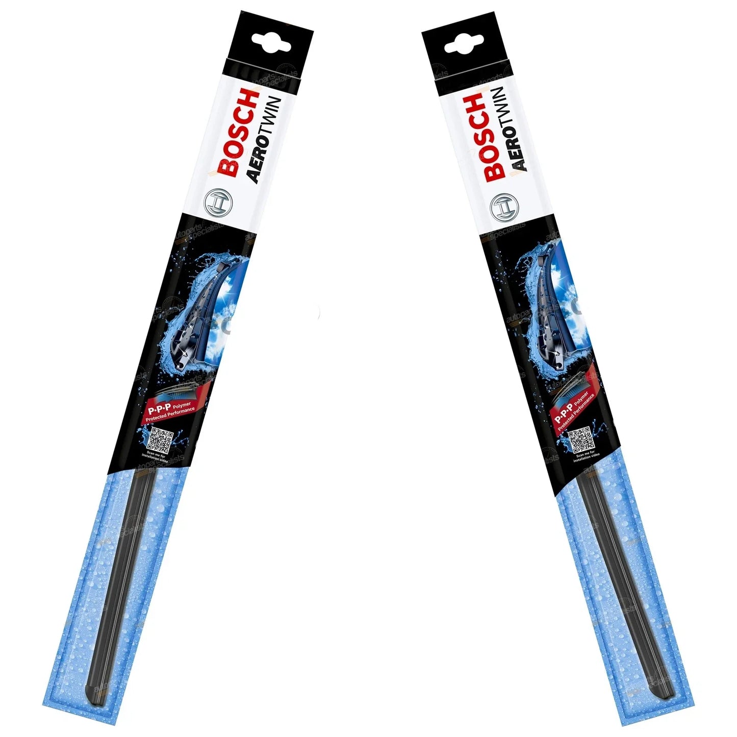 Front Pair Aerotwin Wiper Blades for Mitsubishi Nimbus (1984-1992)