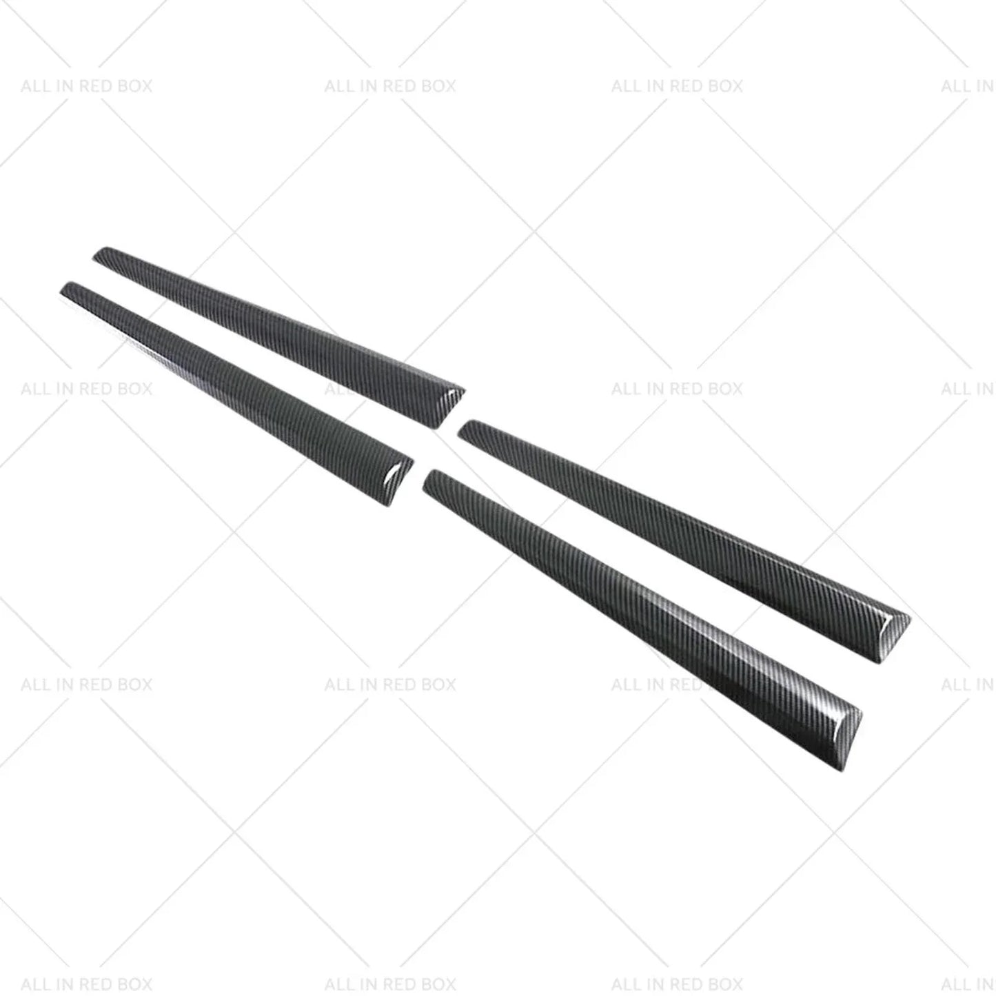 4 x Carbon ABS Interior Door Panel Cover Trim for Toyota Hilux (2015-2021)