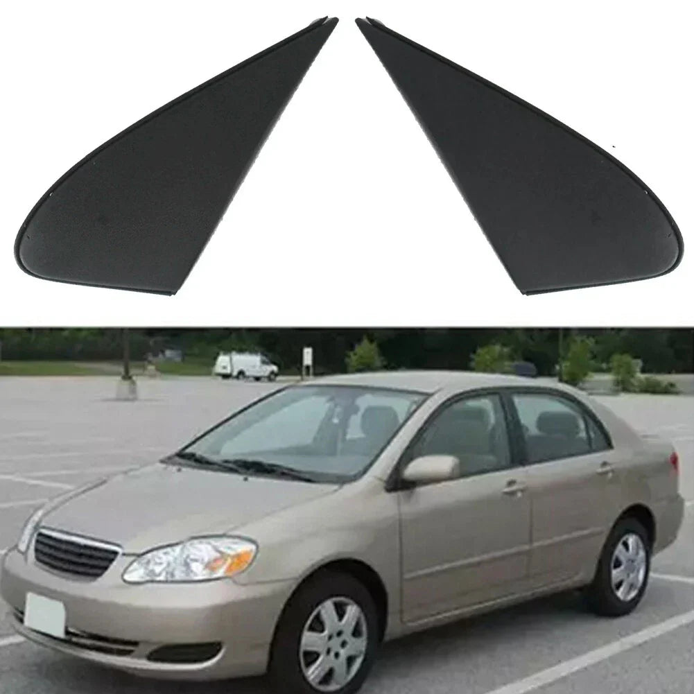 2 x Black Mirror Corner Fender Trim Cover for Corolla (2008–2013)