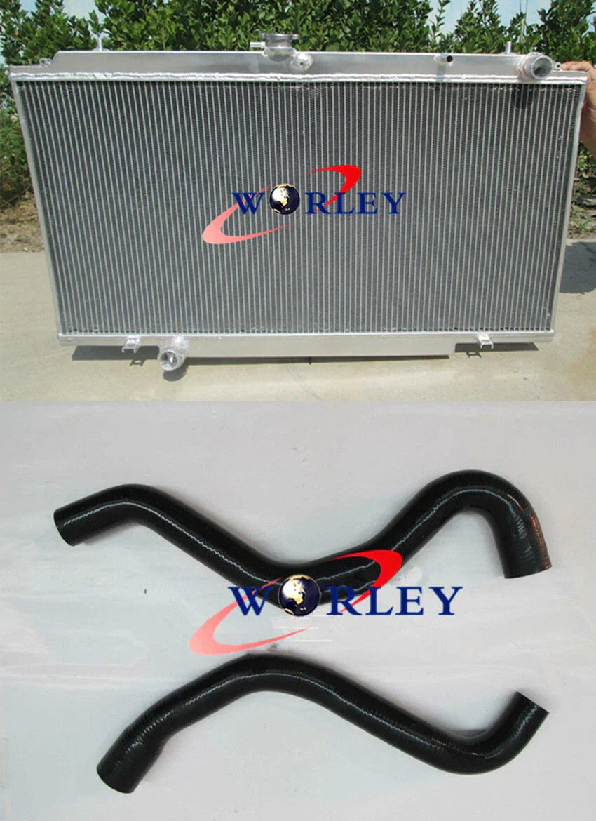 Aluminum Radiator & Hose for Nissan Patrol GU Y61 2.8L 3.0L (1999-on)
