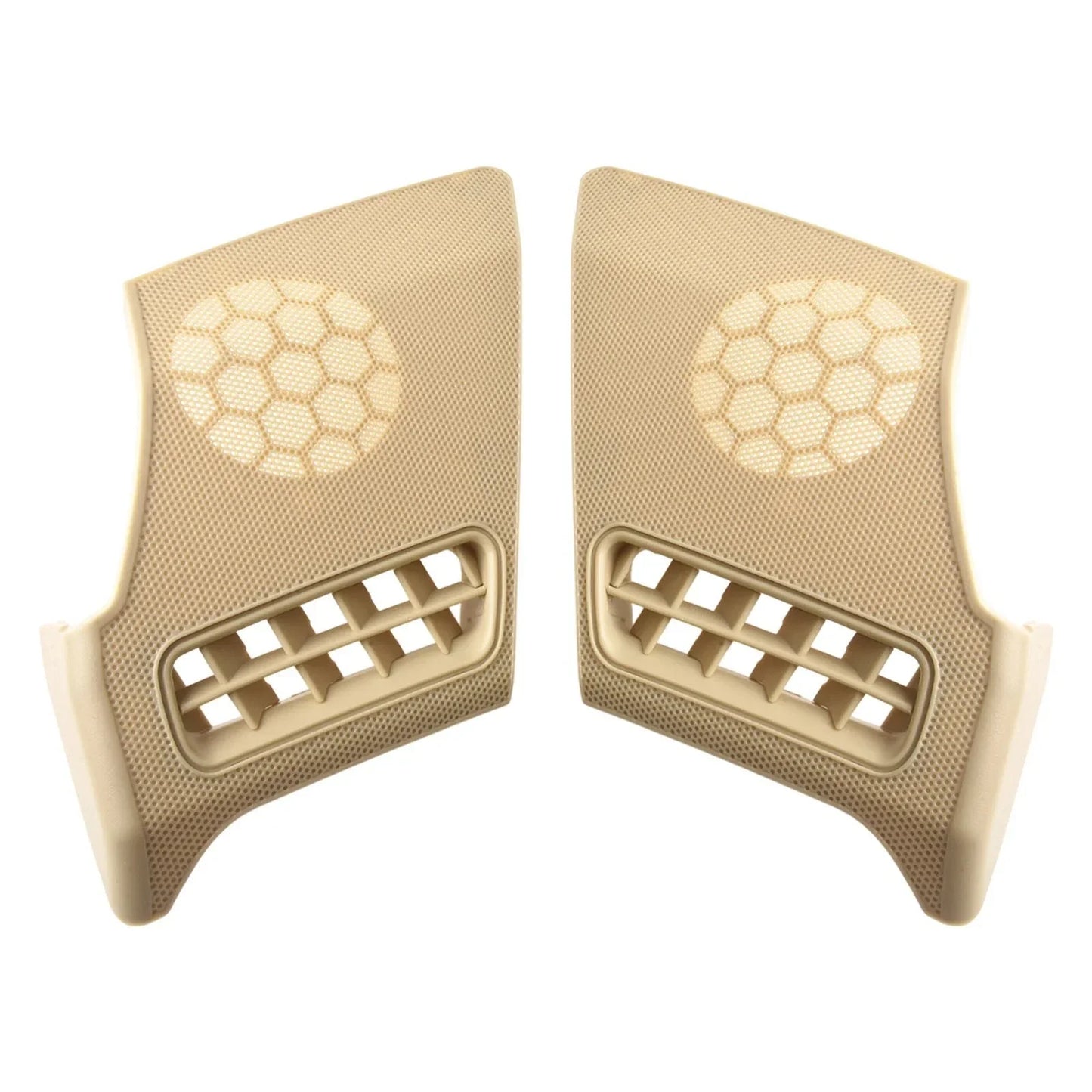 Speaker Cover 2 x Beige Plastic Left & Right for Mercedes W210 (1995–2003)