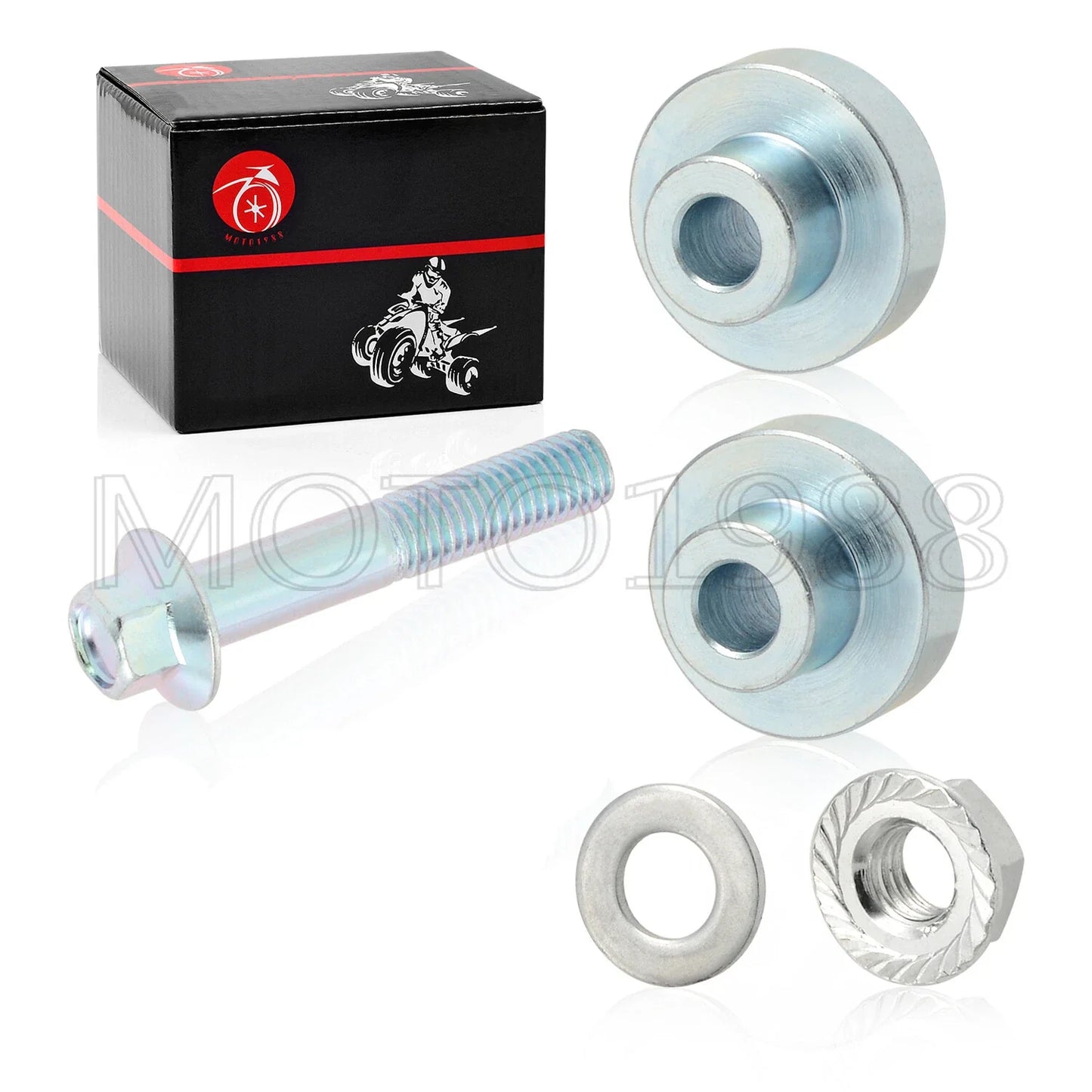 Rear Shock Conversion Bushings w/ Hardware for Yamaha Blaster 200 (1988–1989)