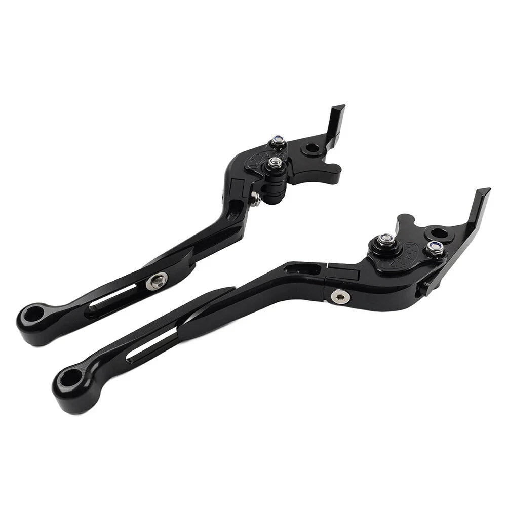 Black Extendable Brake Clutch Levers for Aprilia Tuono V4 1100RR (17-21)