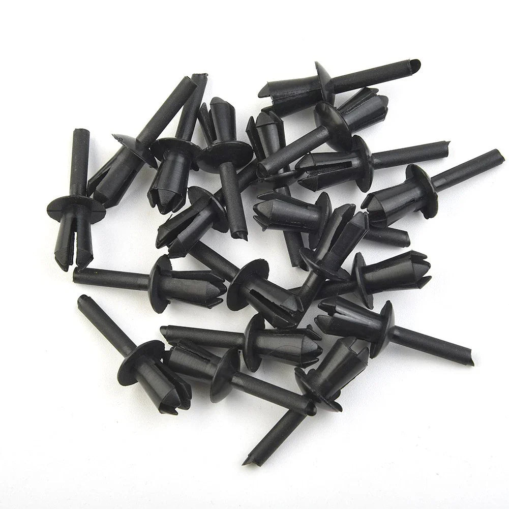 20PCS Nylon Model Car Rivets Left Rivets Expanding Trim Clips For Bumpers Sills