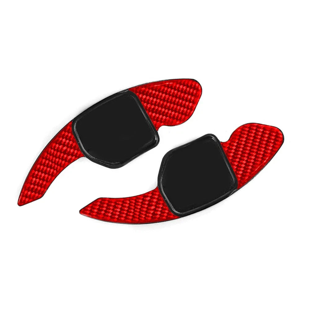 Steering Wheel Shift Paddle Extensions Red for Audi A3 A4 A5 A6 A7 A8 Q5 Q7 S3 S5