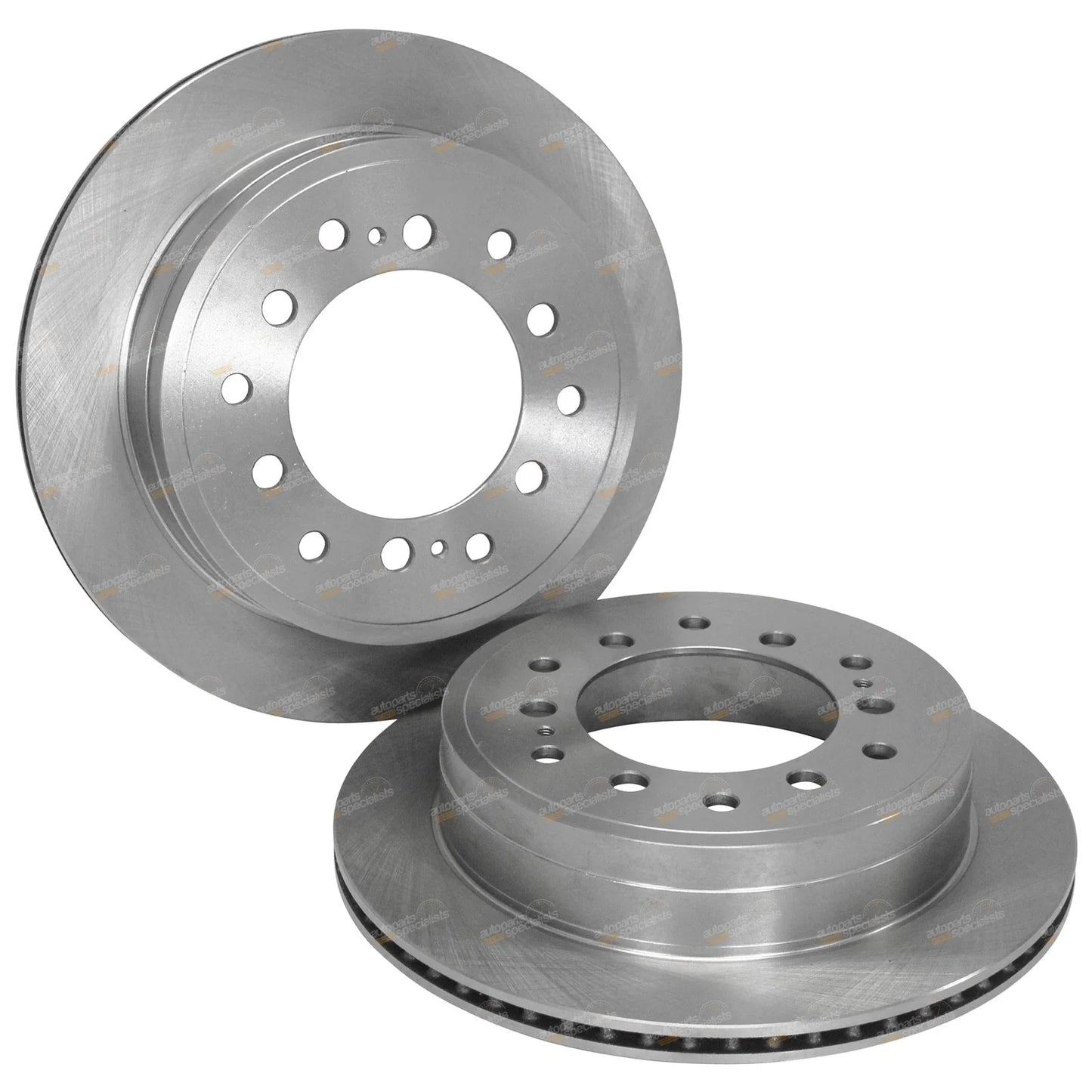 2 x Rear Disc Brake Rotors for Toyota Fortuner GUN156 4cyl 2.8L (2015–2019)