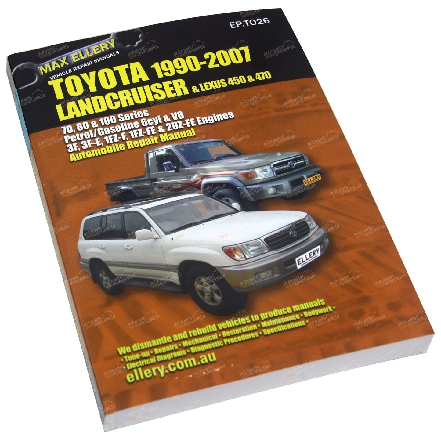 Workshop Repair Manual / / Workshop Repair Manual for Toyota Landcruiser (1990–2007)
