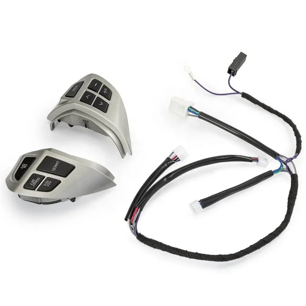 Steering Wheel Switch Buttons for Mitsubishi (2015-2020) - Silver 8701A087 8602A008