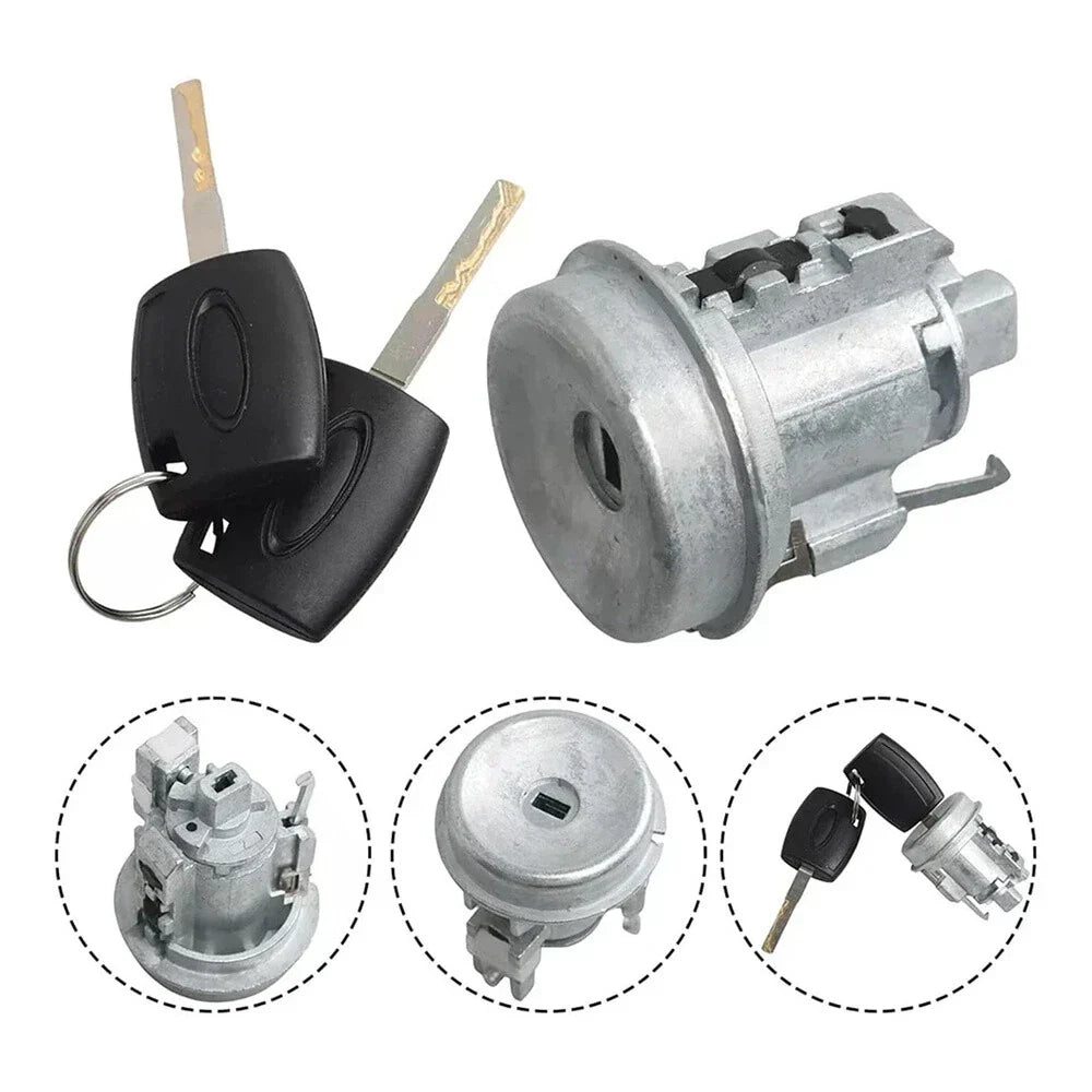 Ignition Switch Lock Cylinder Keys for 11-19 Ford Fiesta