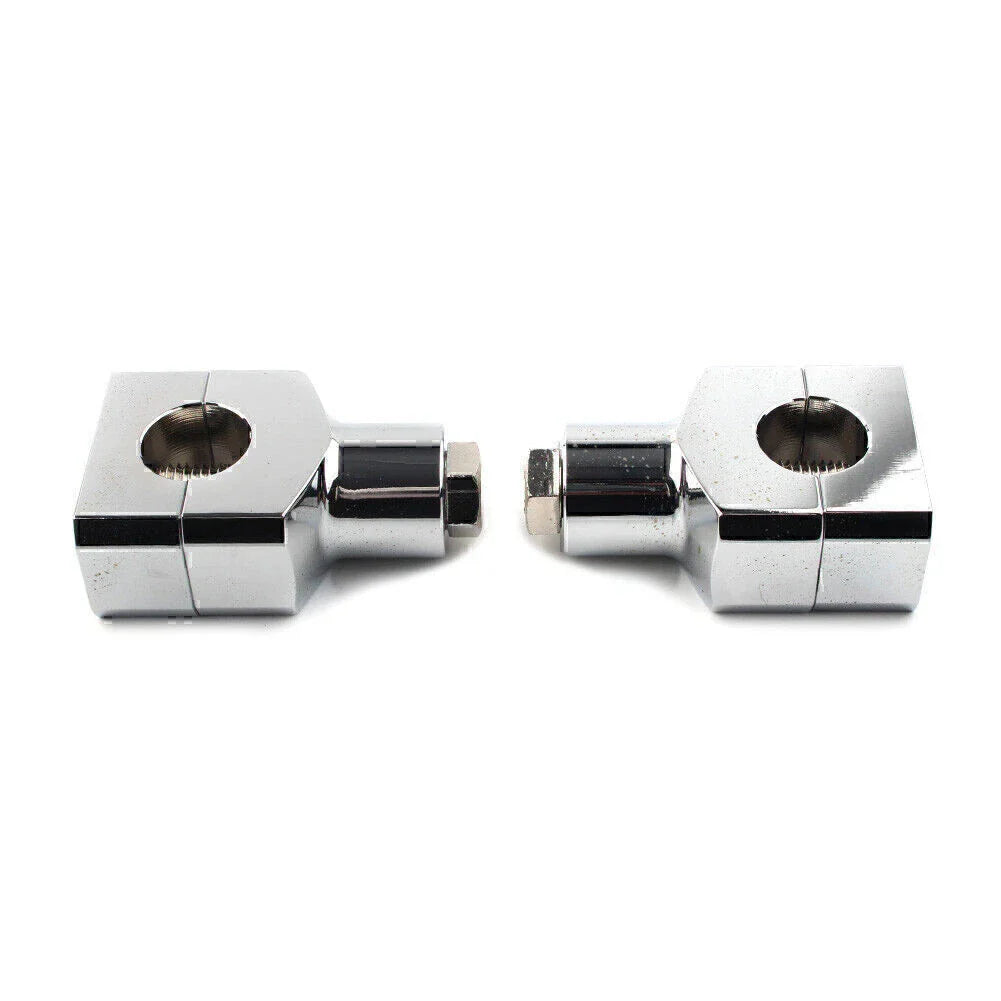 1" Motorcycle Handlebar Risers Clamp Mounts for Harley Fatboy