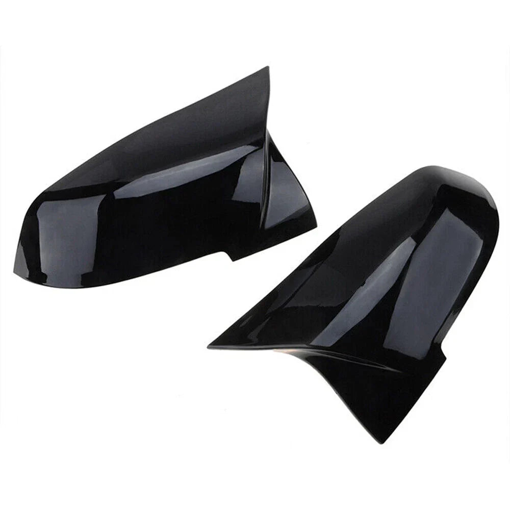 Gloss Black Rear Mirror Cover Caps for BMW F20 F21 F22 F30 F32 F36 (2012+)
