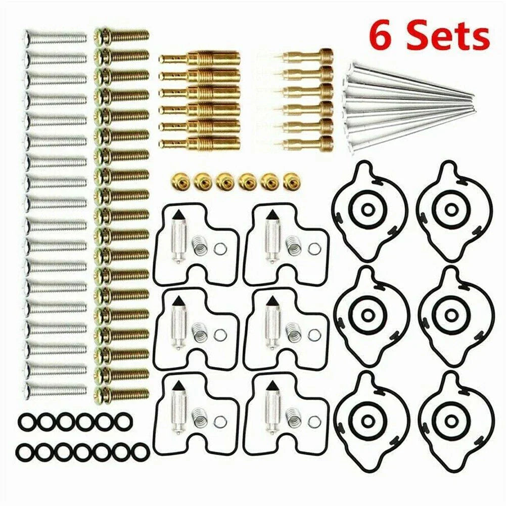 6x Carburetor Repair Kit for GL1500C GL1500CT Valkyrie 1500 (1997–2003)