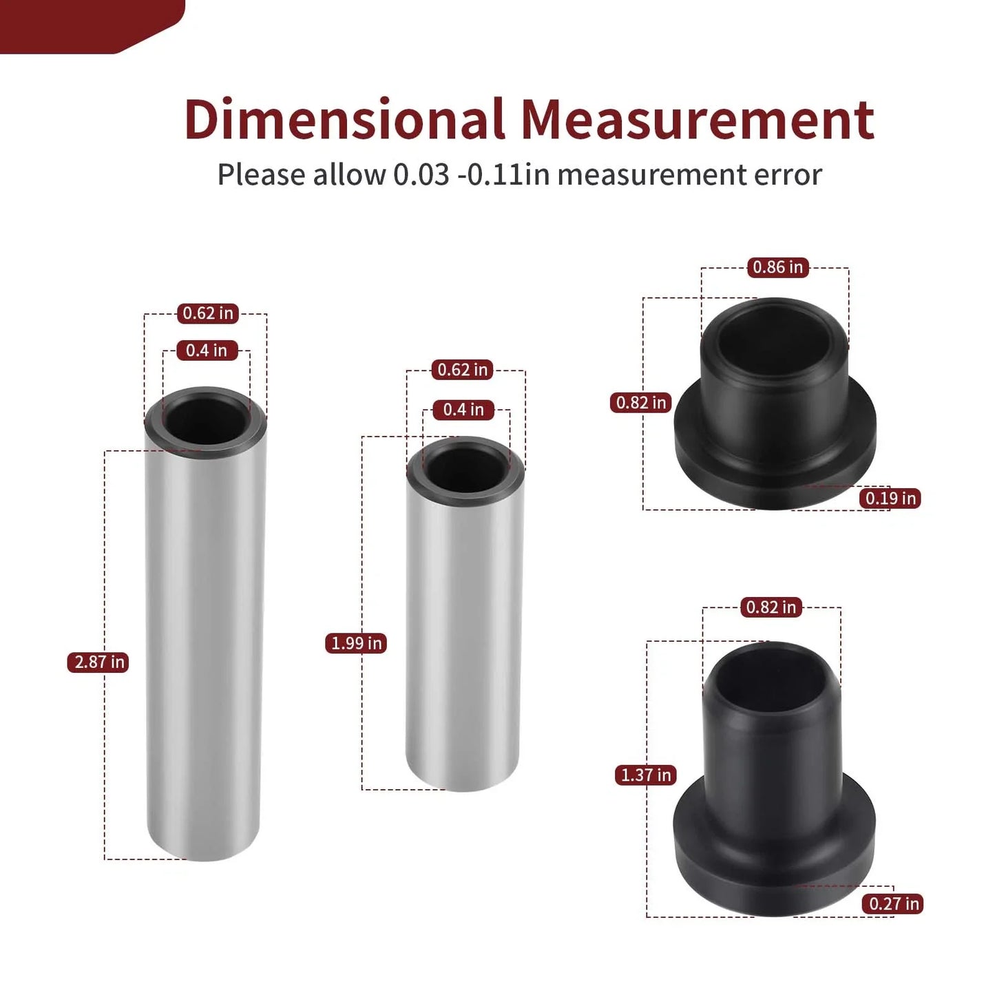 Rear Suspension A-Arm Bushings for Arctic Cat (2008–2015)