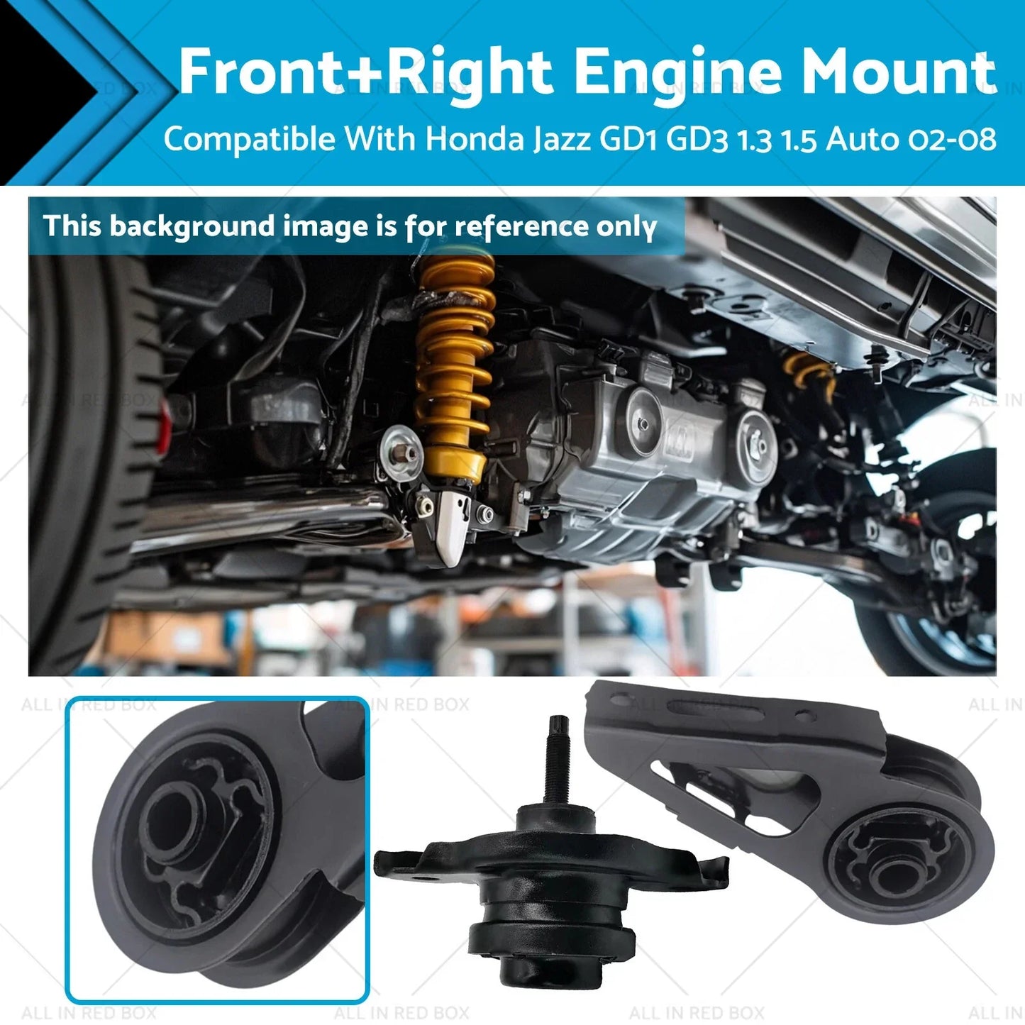 Front & Right Engine Mount for Honda Jazz GD1 GD3 (2001-2008)
