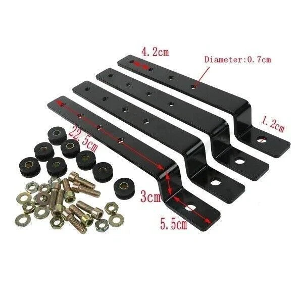 SaddleBag Mounting Bracket for Harley Touring, Fat Boy, Softail, Electra Glide