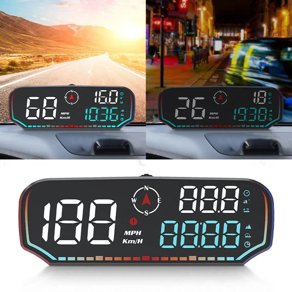 5V GPS Speedometer Heads Up Display for Car KMH