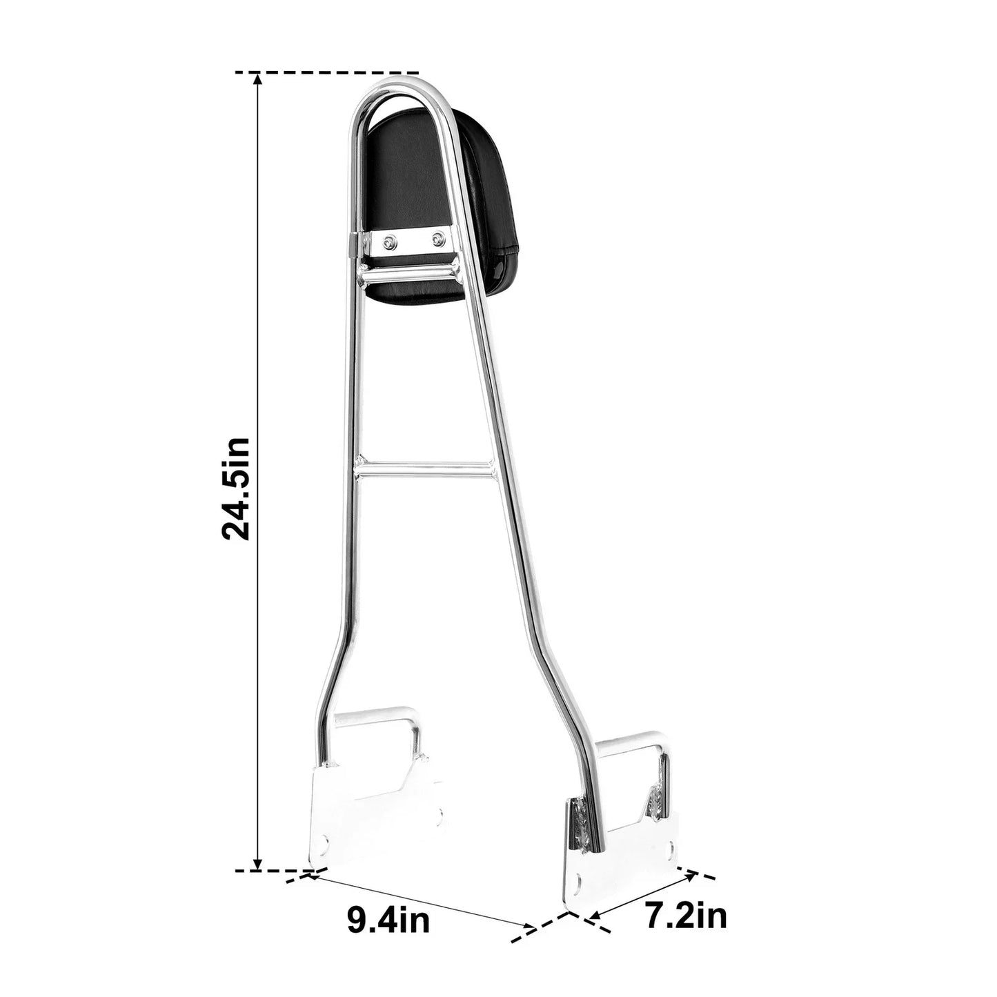 Sissy Bar Backrest for Harley Street Bob FXBB FXBBS (2018-2025)