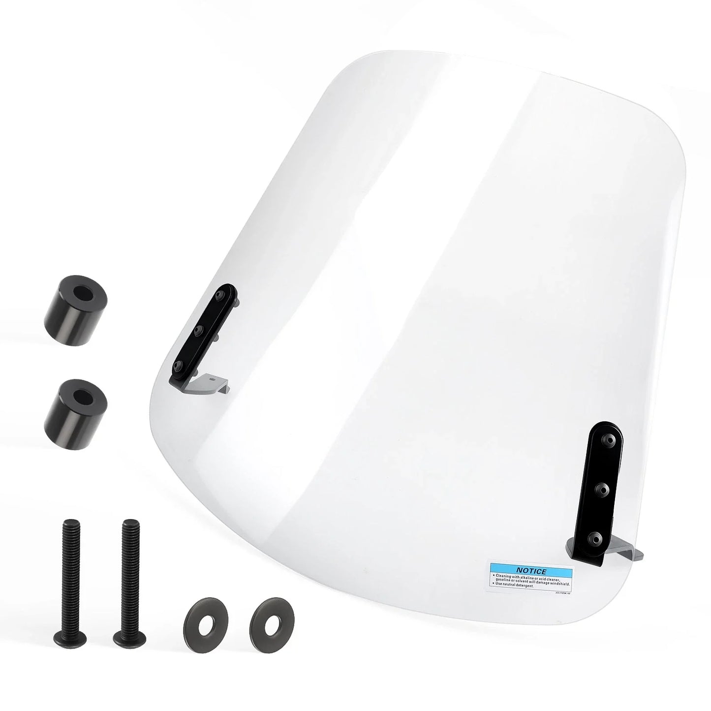 Windshield with hardware for Yamaha Zuma 125 YW125 (2009–2021)