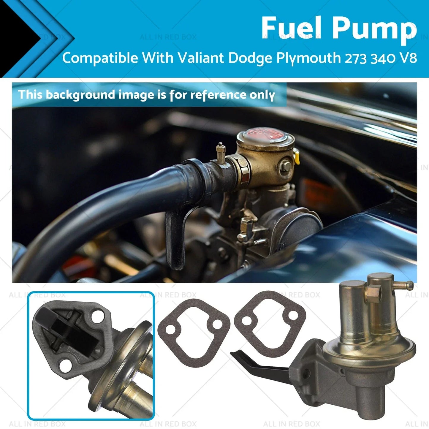Fuel Pump for Dodge D Series Dart Charger Chrysler Valiant V8 (1963-1976)