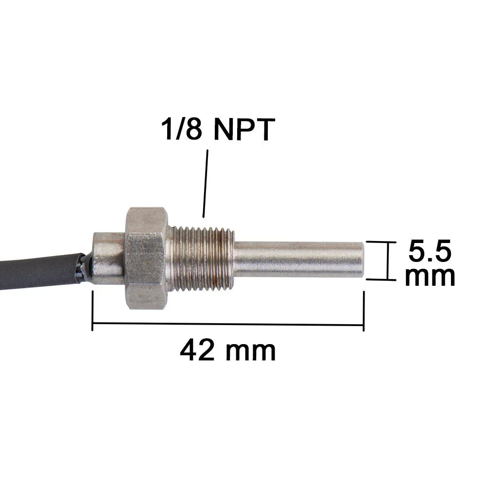 Water Temperature Sensor 1/8 NPT for Car SUV 0-100℃ 12V