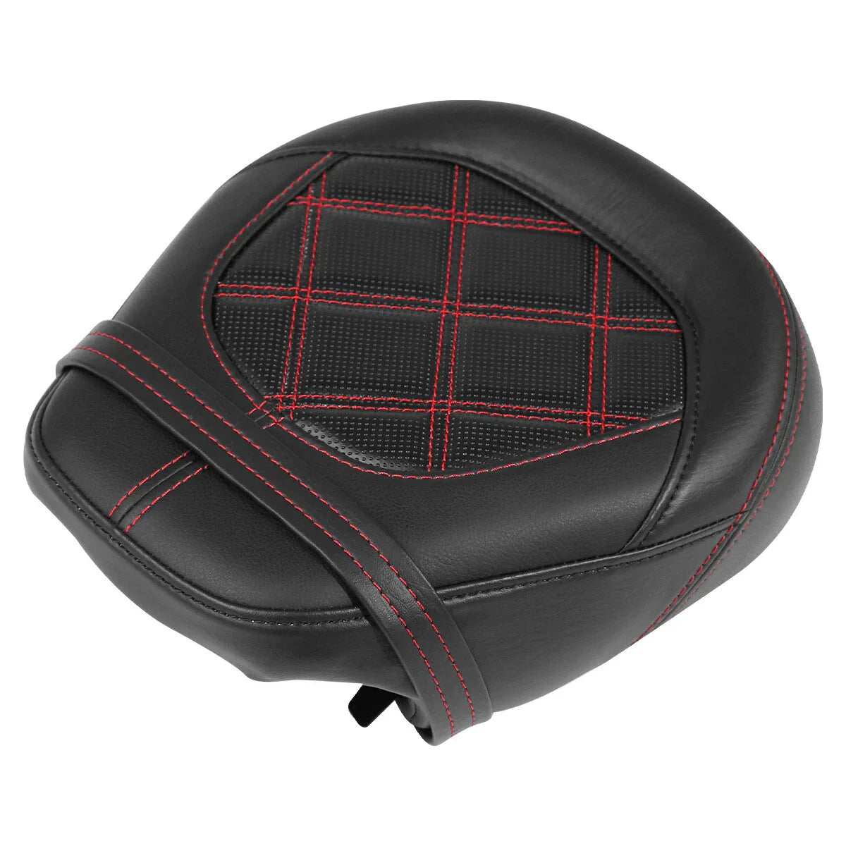 Driver Passenger Seat Red Stitching for Harley Electra Street Glide (2009-2023)
