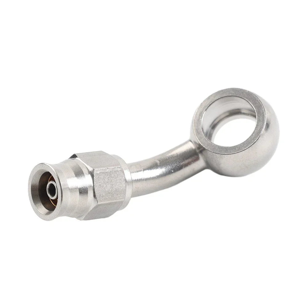 10.2mm 3/8" Eye Banjo Hose Ends AN-3 45�� Brake for Motorcycle