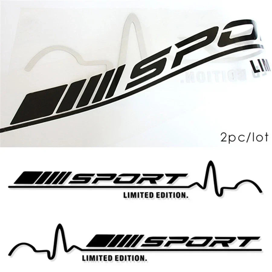 Racing Sport Vinyl Decal Stickers for Universal Car Door Body Kit