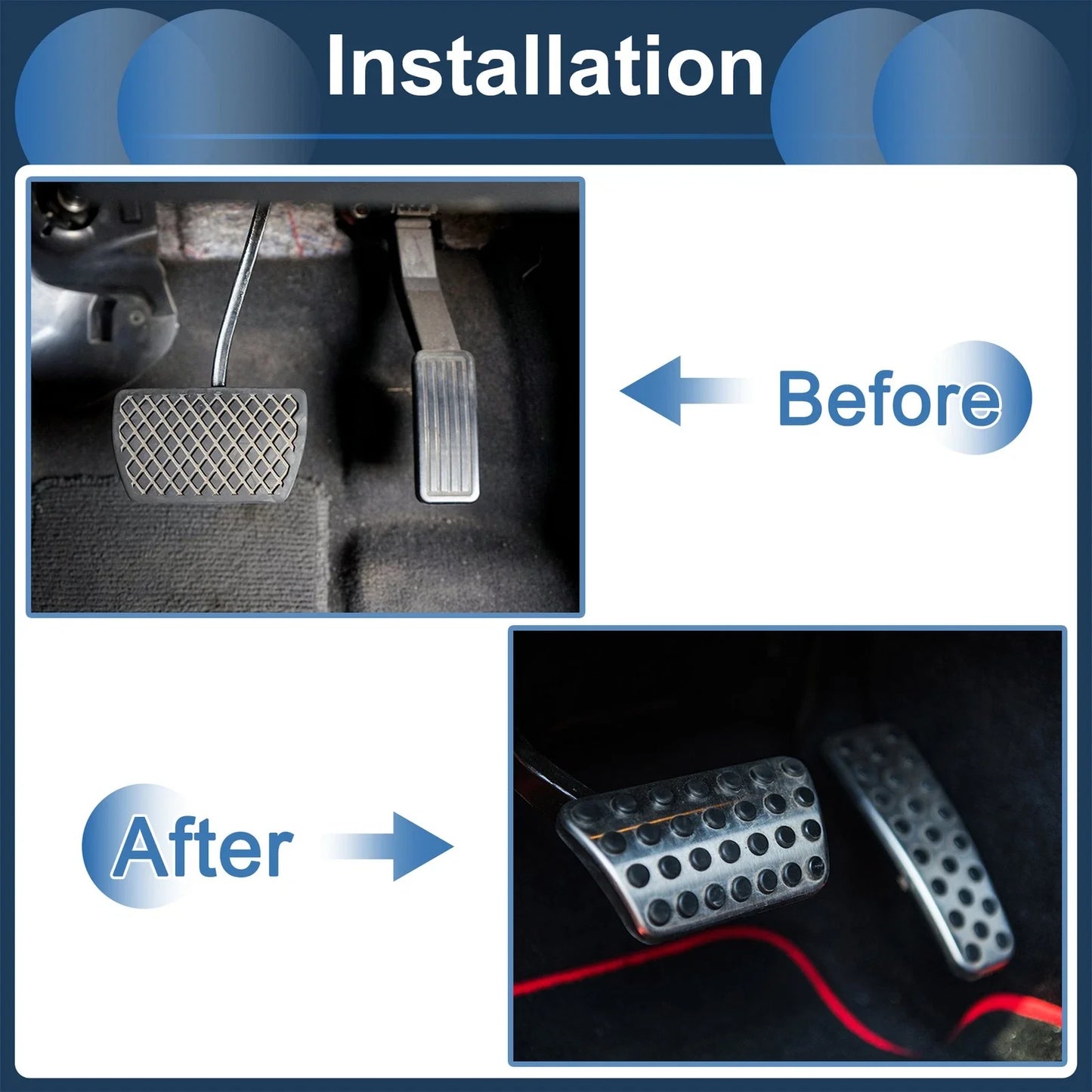 Foot Accelerator Pedal Covers for BMW 1 Series (2011-2018)