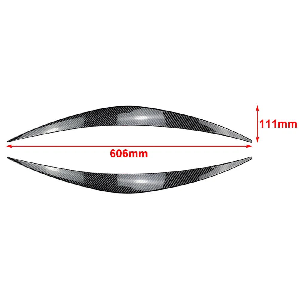 1 Pair Headlight Eyelid Trims for Hyundai i30 i30N MK3 (2017-2020)