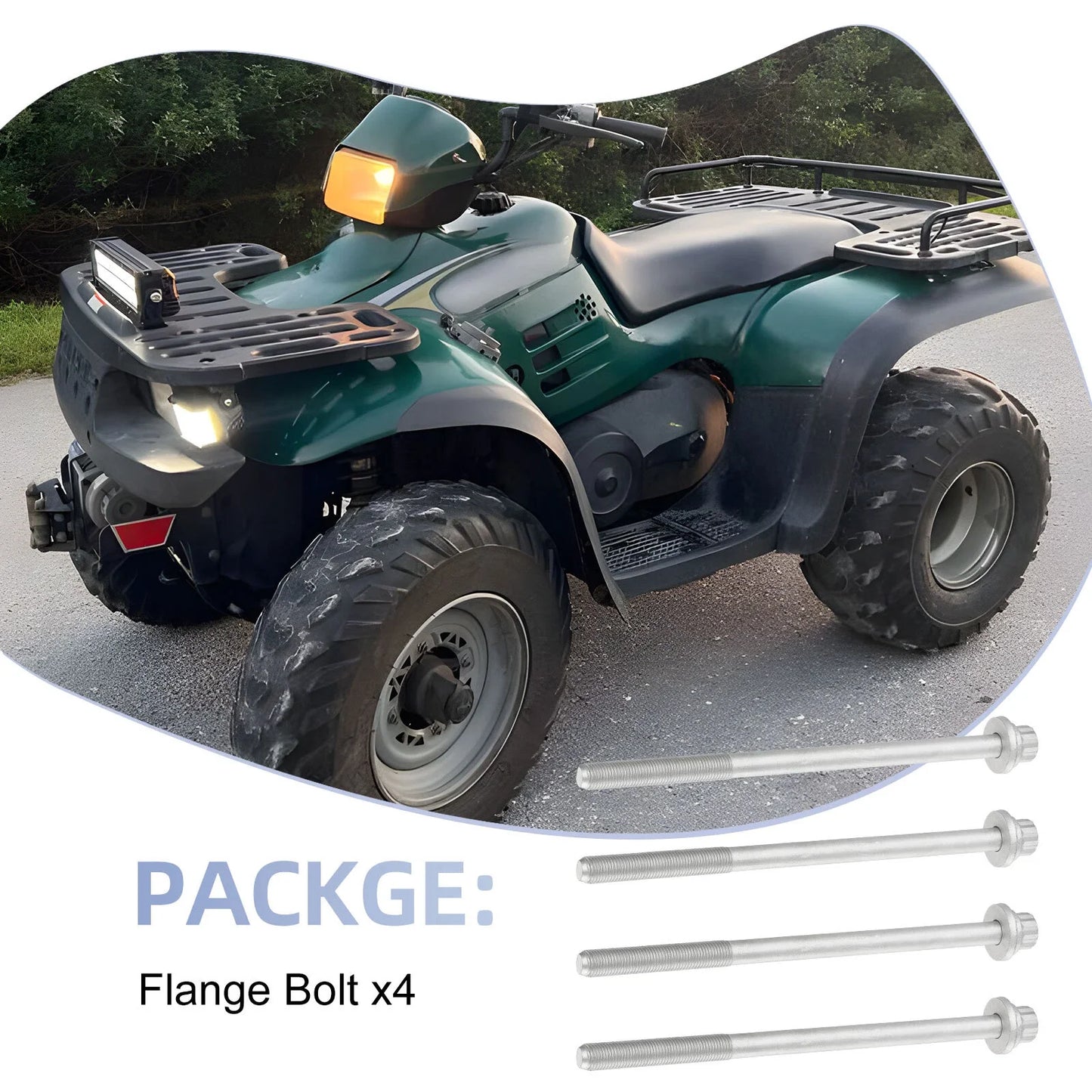 Cylinder Head Flange Bolts Polaris Sportsman 400 450 500 6x6