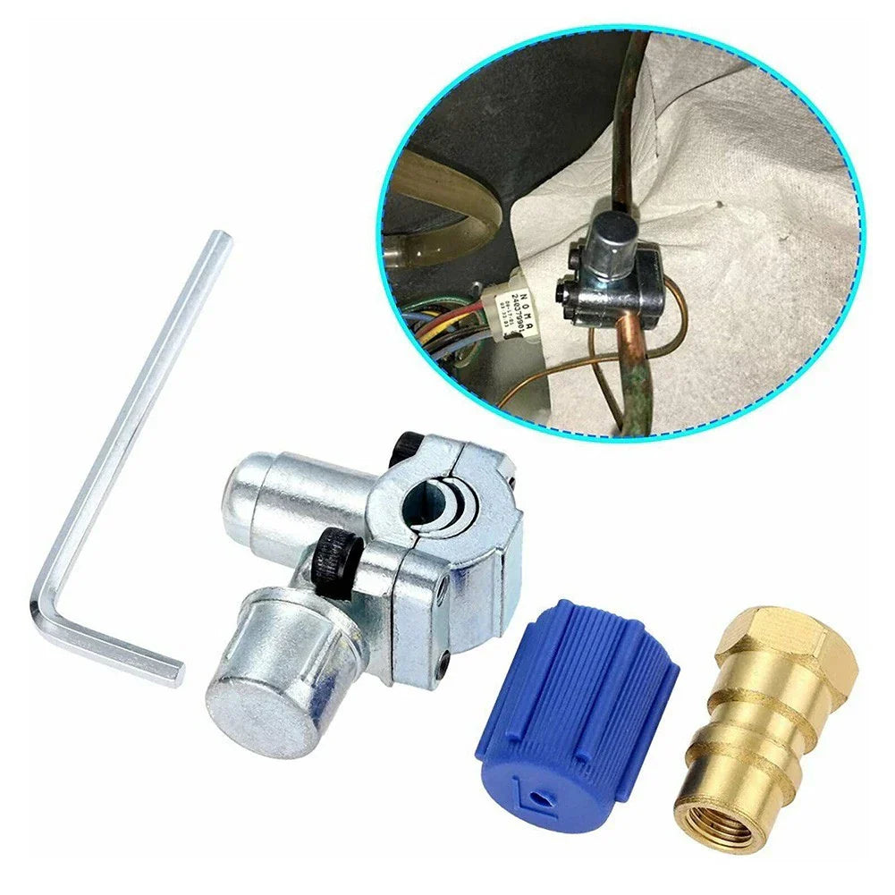 Cap Valve Kit 1.6MPa~3.2MPa 1/4" SAE Female Thread Retrofit A/C for BPV31