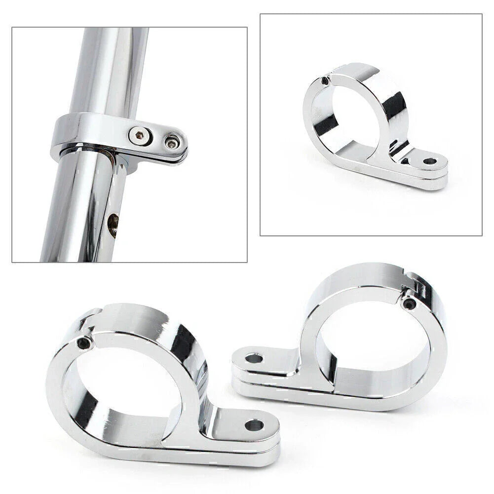1.25" Universal Motor Handlebar Mount Clamp Clock for Motorcycle