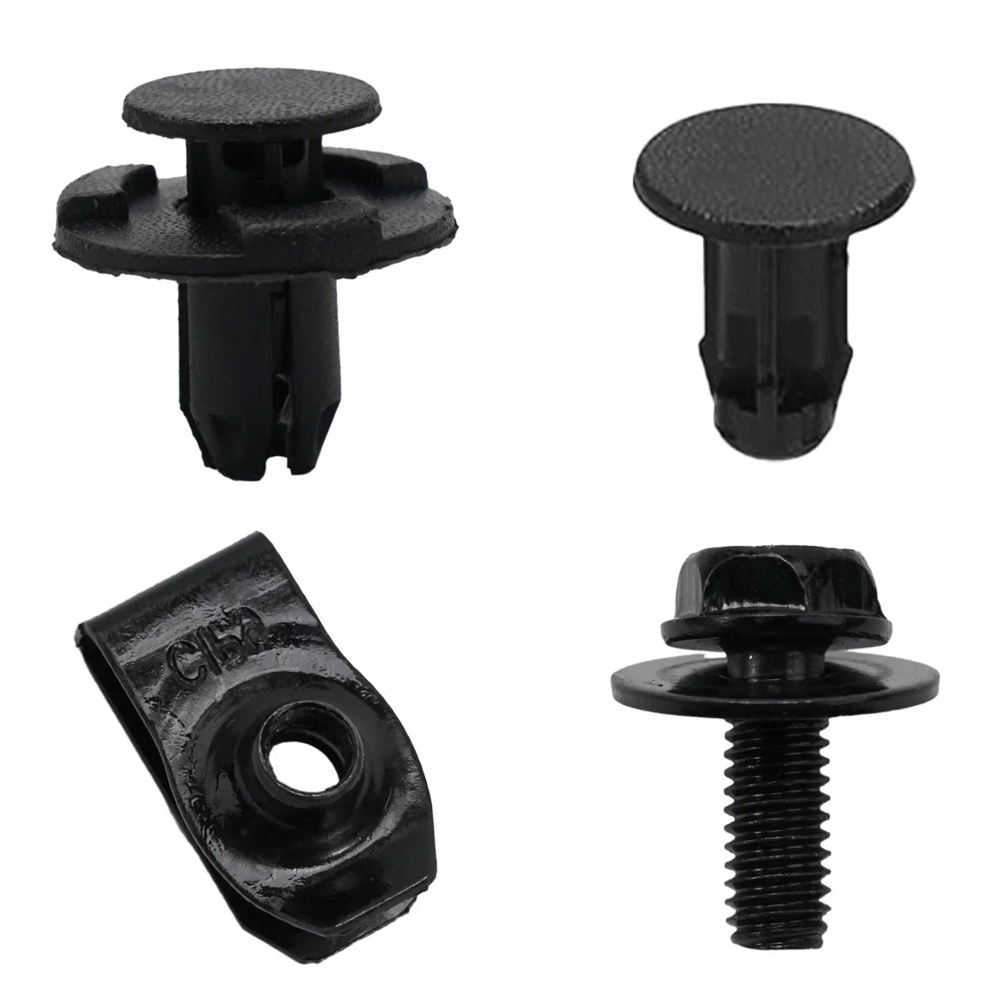 Bolt Fixed Nut Clamps 30pcs for Nissan Qashqai Engine Undertray