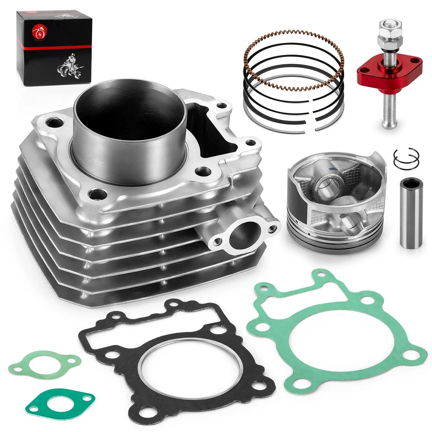 69mm Cylinder Piston & Gasket Kit Kawasaki Bayou 250 KLF250A (2003–2011)