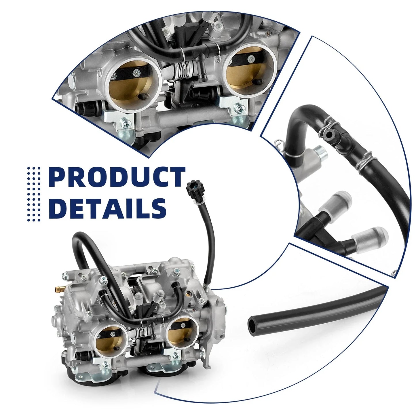 Carburetor Carb & Intake Manifold for Kawasaki KFX700 KVF650 (2005–2009)