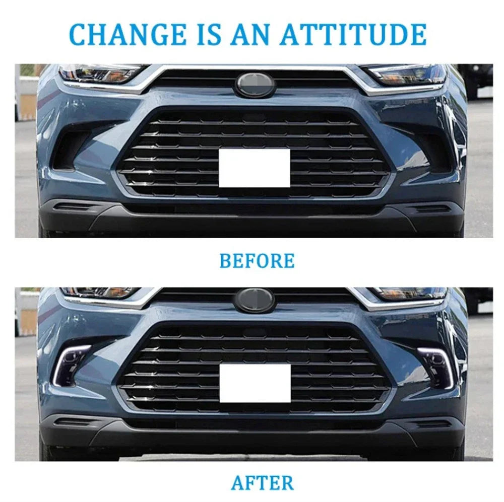 LED Daytime Running Light Fog Lamp for Toyota Grand Highlander (2024)