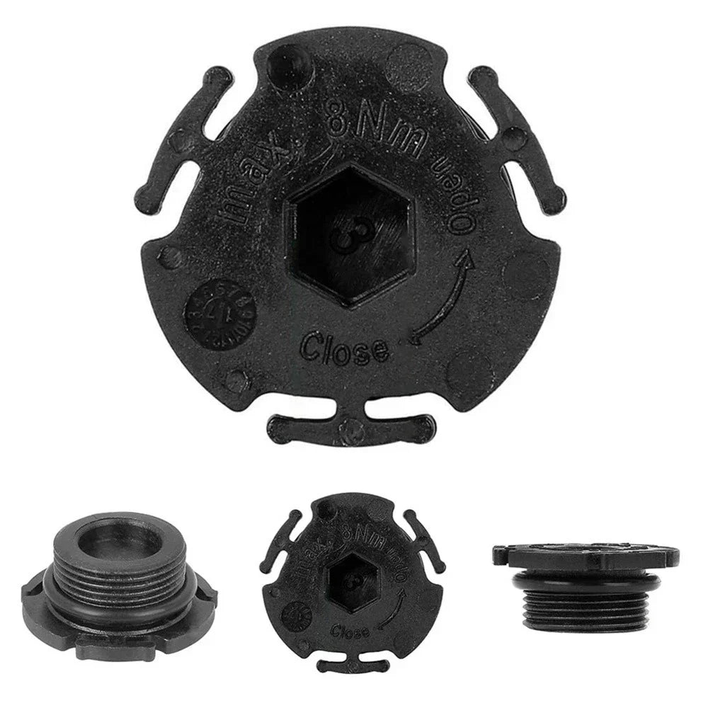 3 x Engine Oil Drain Plug ABS Black for BMW 320i 328i 528i (2012-2016)