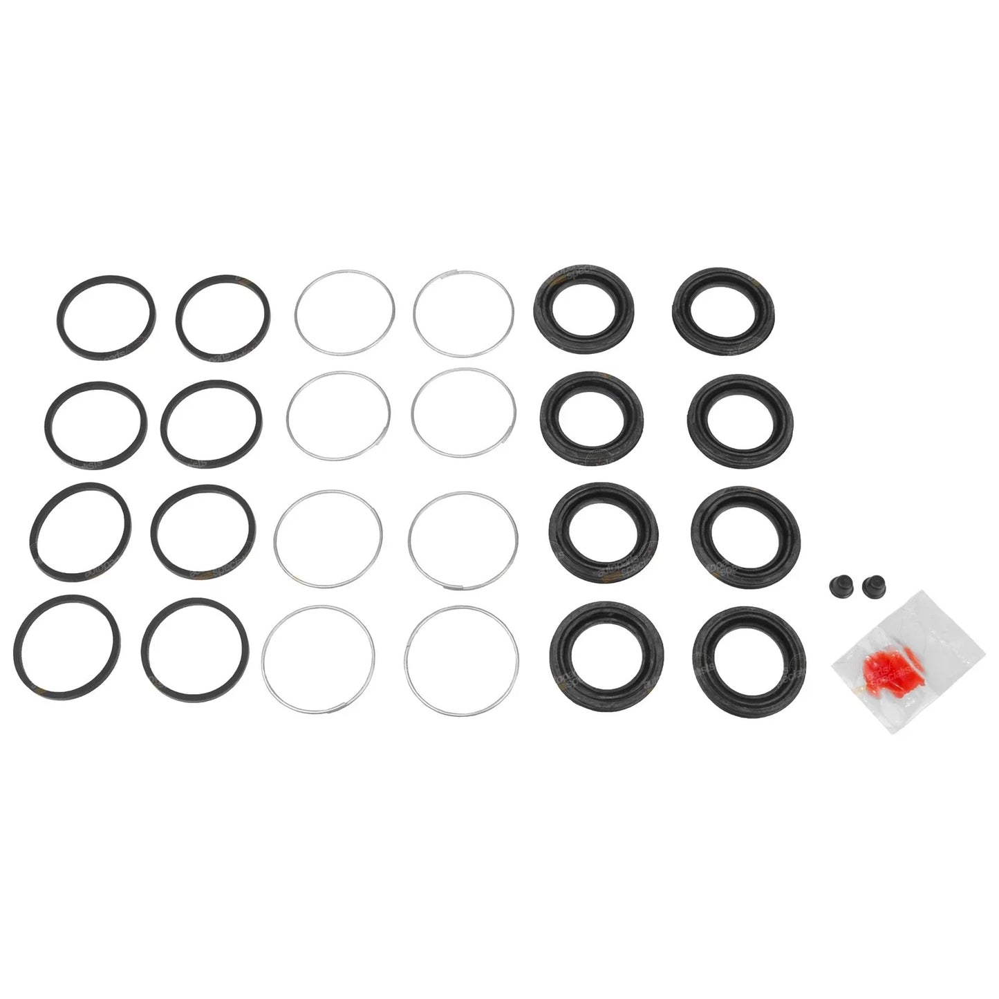 Front Disc Brake Caliper Rubber Repair Kit for Toyota FZJ78 FZJ79 Petrol