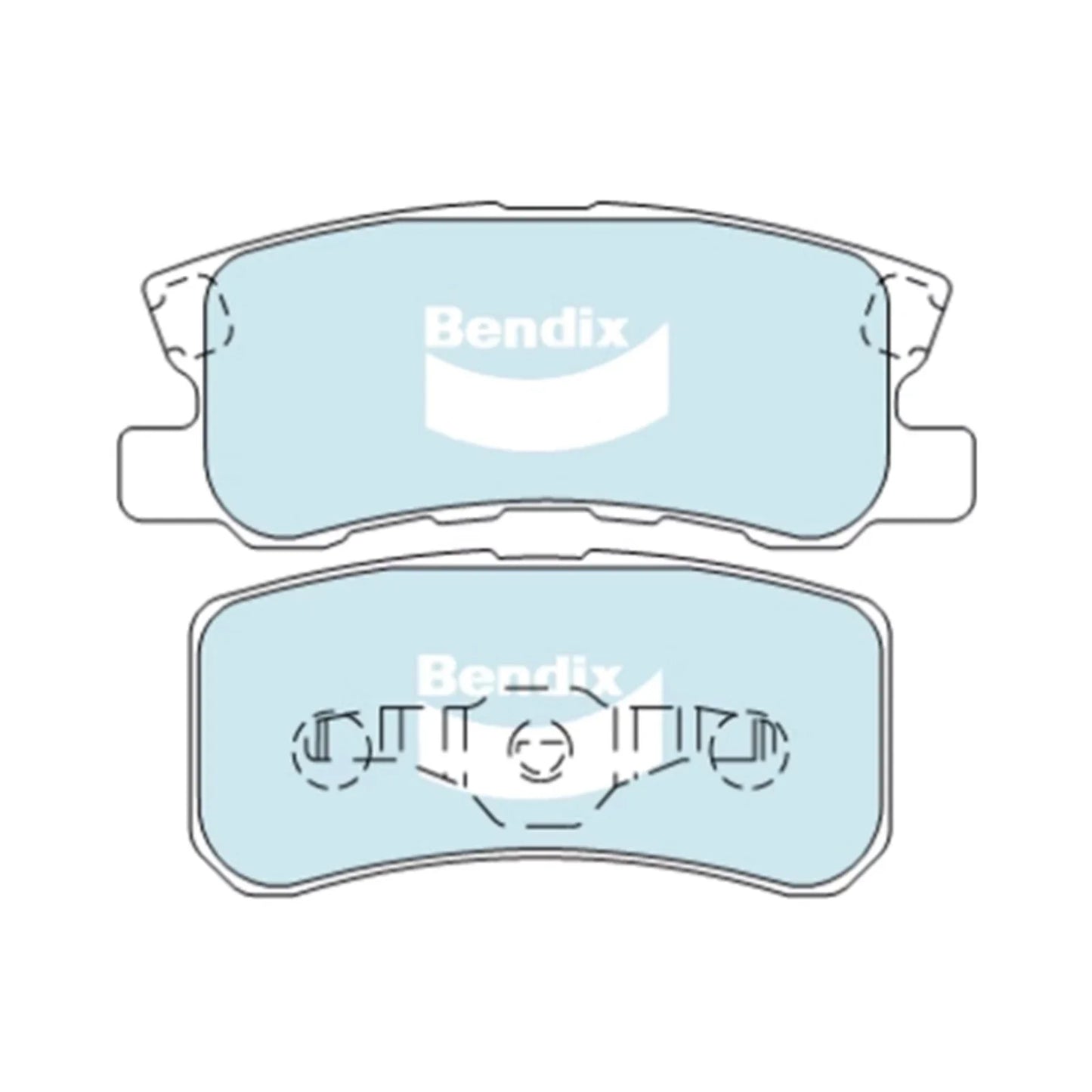 HD Rear Disc Brake Pads Set for Mitsubishi ASX (2010-2012)