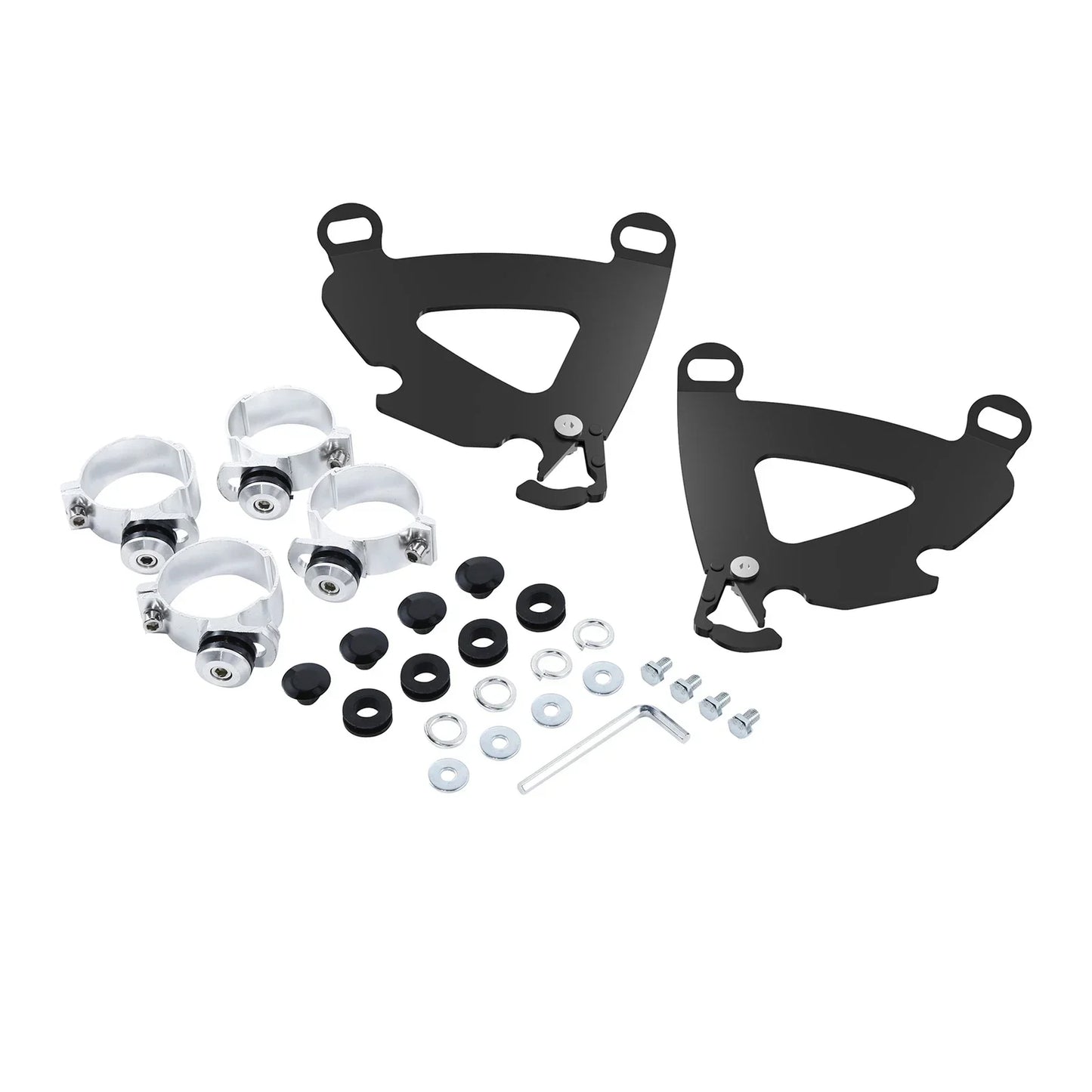 49mm Gauntlet Fairing Trigger Lock Mount for Harley Dyna Super Glide (2007-2014)