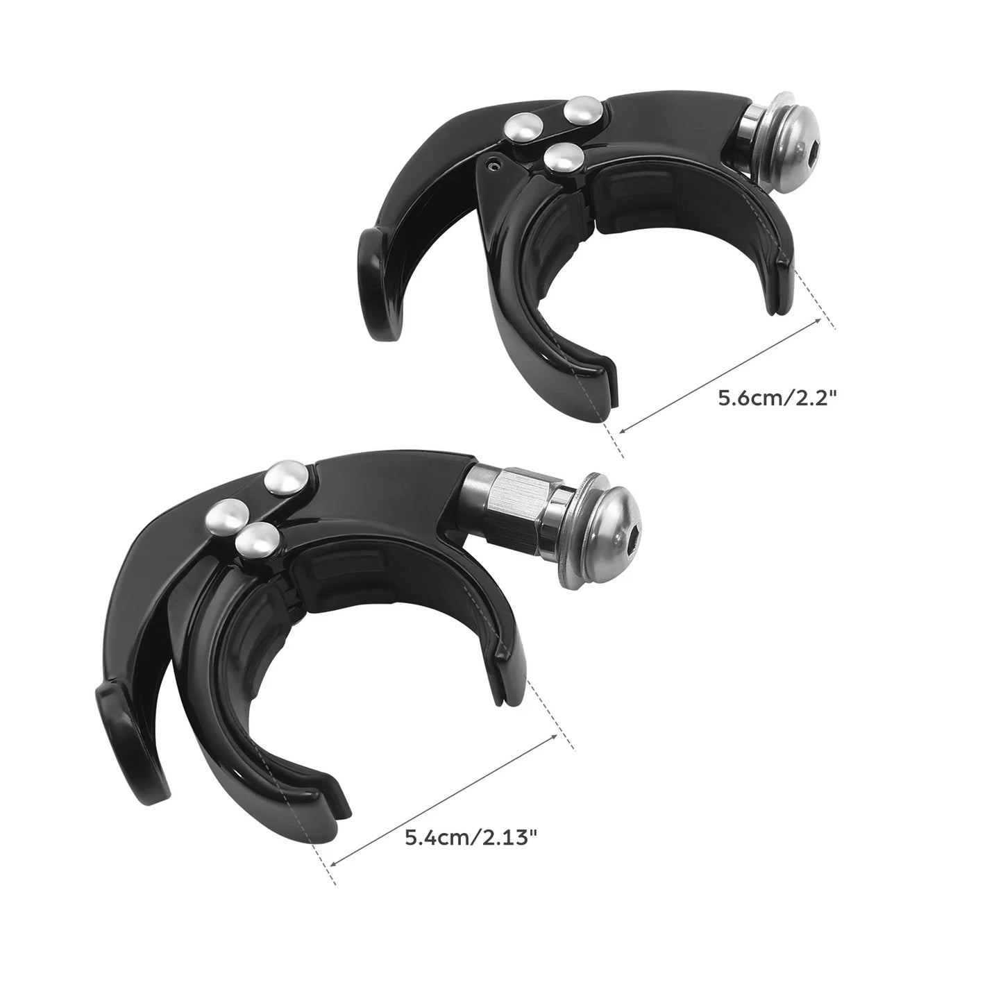 54mm 56mm Windshield Clamps for Harley Low Rider S Fat Bob RH1250S (18-25)