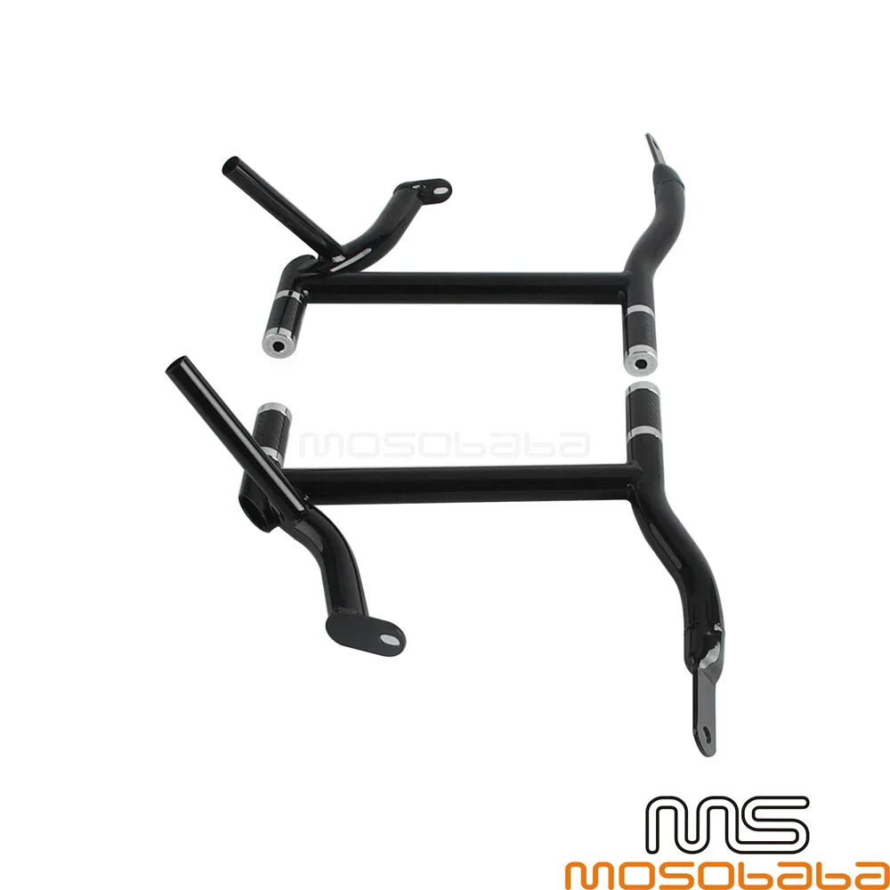Saddlebag Guard Crash Bar w/4Pcs Sliders for Harley Street Glide (2014-2023)