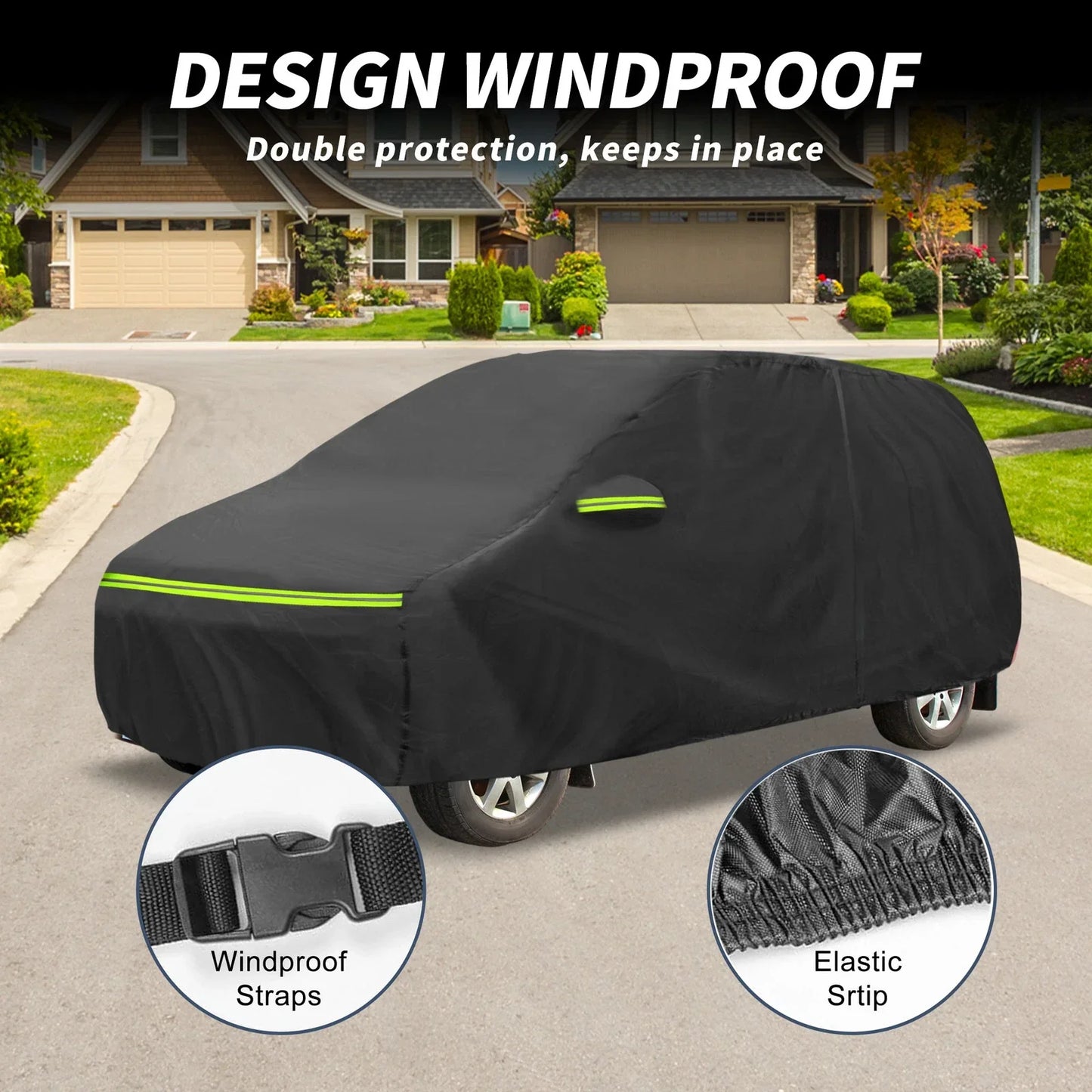 Waterproof 210D-PU Car Cover for Mercedes-Benz Vito II W639 (2003-2010)