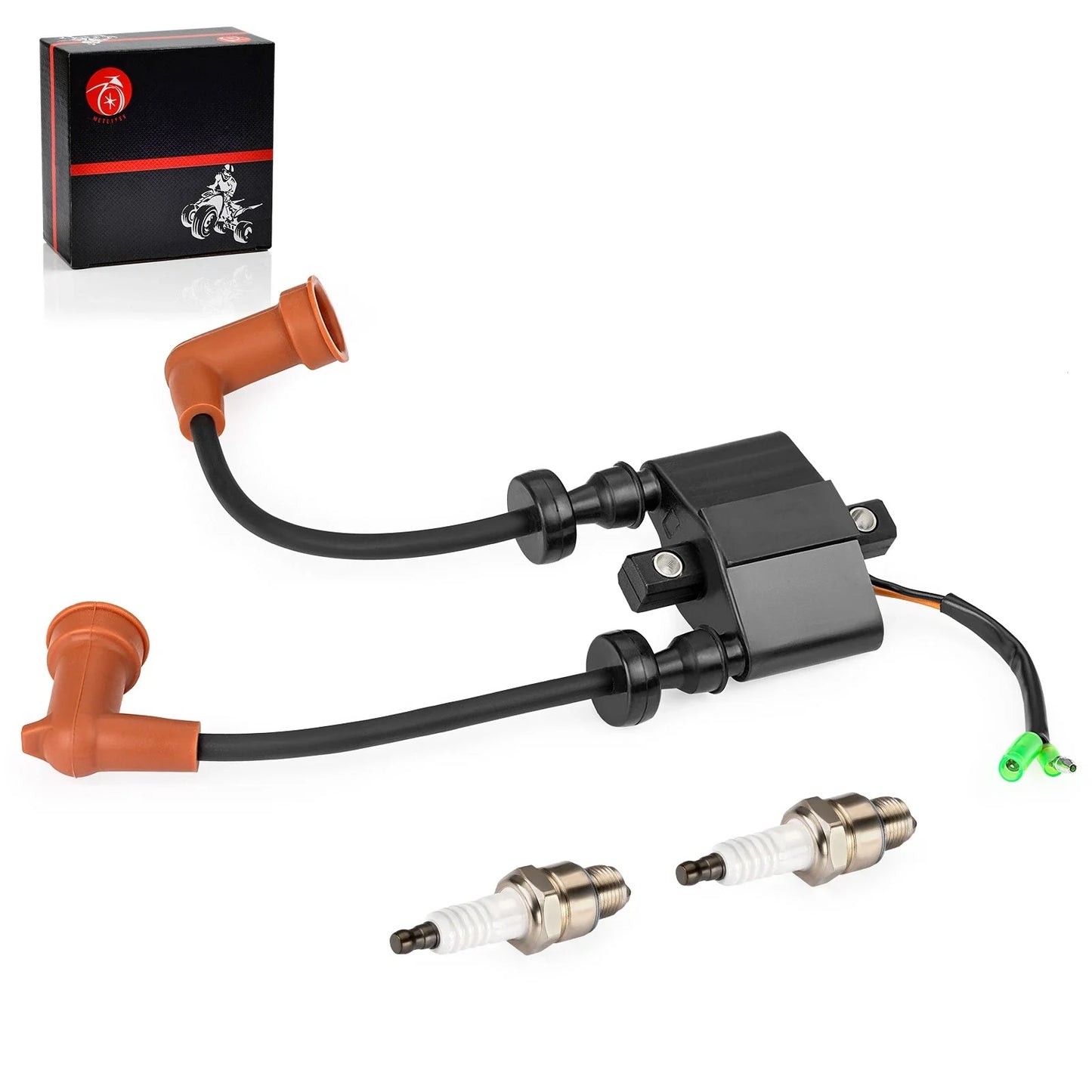 Ignition Coil w Spark Plug for Yamaha 4-Stroke F15/F20/F25