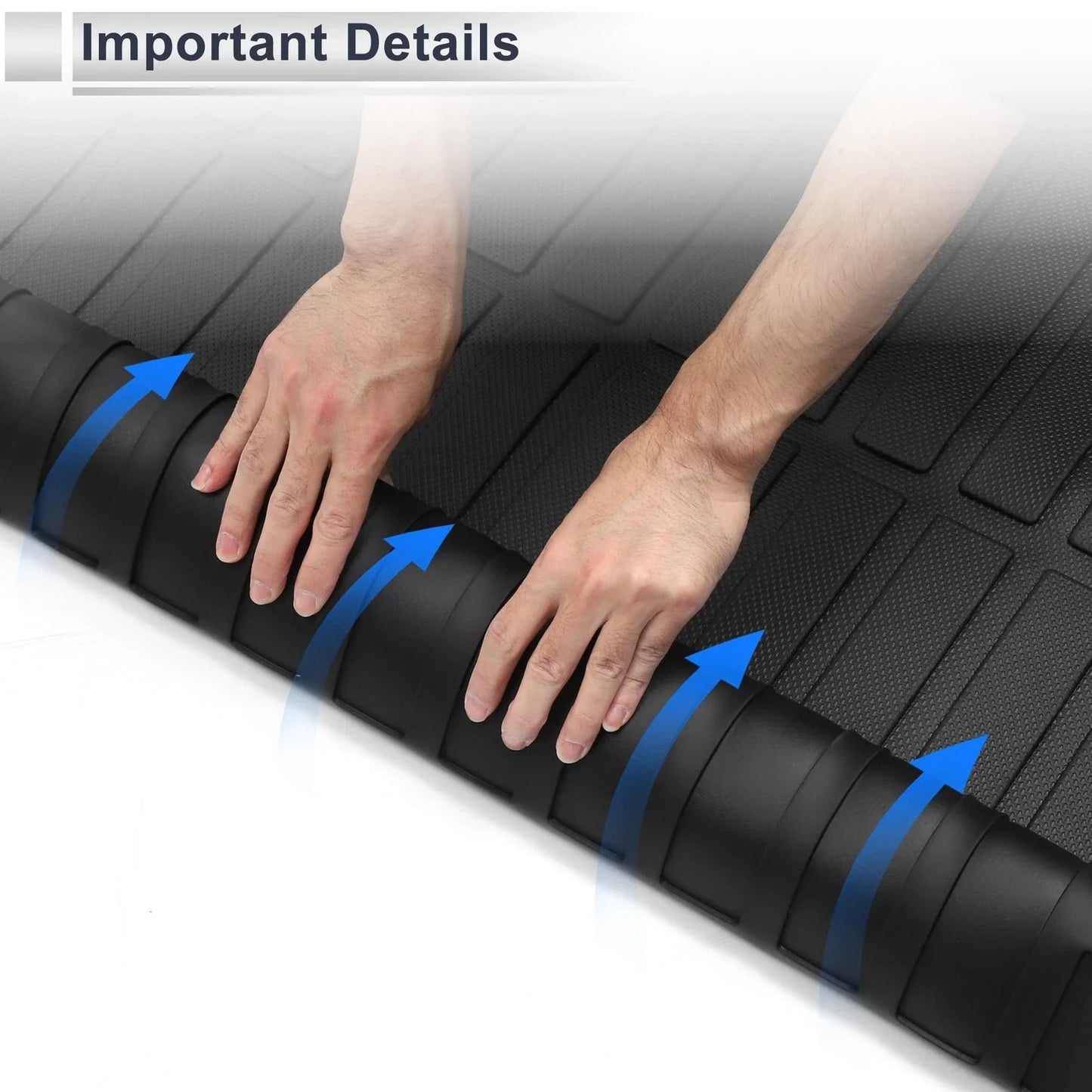 Cargo Liner Rear Trunk Mat for Honda CR-V 2012-2016 Long Grid Pattern TPE