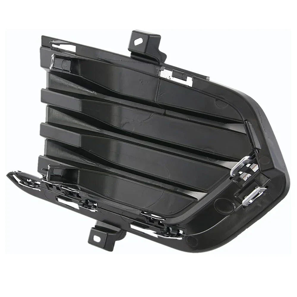 Front Fog Light Cover for 2017-2022 Cadillac XT5 Black Plastic Left Side