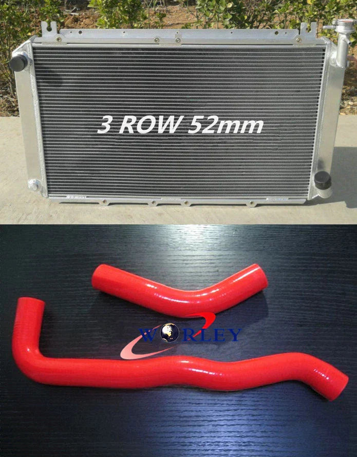 Aluminum Radiator + Hose Kit for Nissan Patrol Y60 4.2L Petrol (1987-1997)