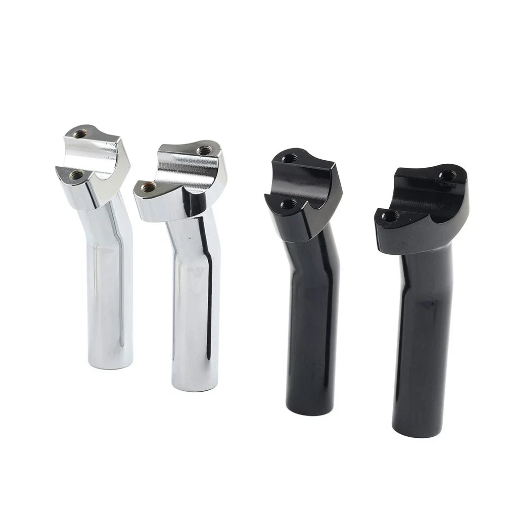 5.5" CNC Pullback Handlebar Risers for Harley Dyna Softail Sportster (2004-2023)