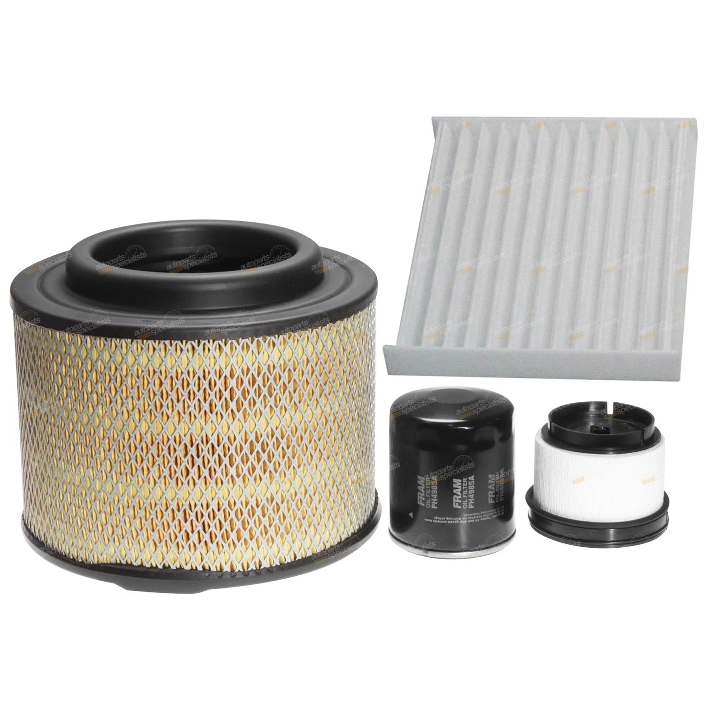 Air Oil Fuel Filter Service Kit for Hilux KUN16 KUN26 3.0L 1KDFTV 05-15